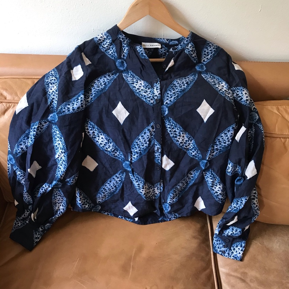 Ulla Johnson patterned blouse